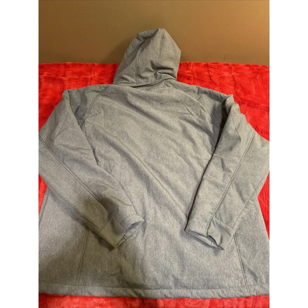 Kirkland Signature Men's Fleece‎ Lined Soft shell Jacket With Hood Size XXL
